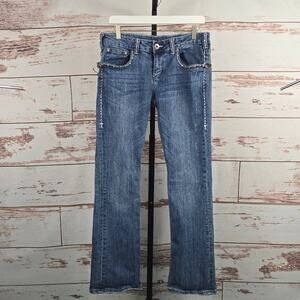 Cowgirl Tuff Sonora Boot Cut Jean Bling Size 30/33